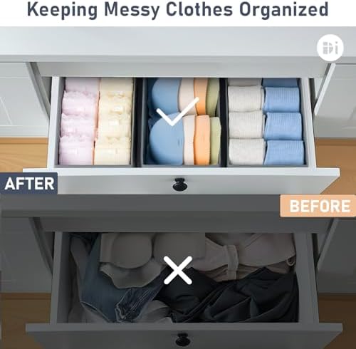 DIMJ Drawer Organizer Clothes - Image 6