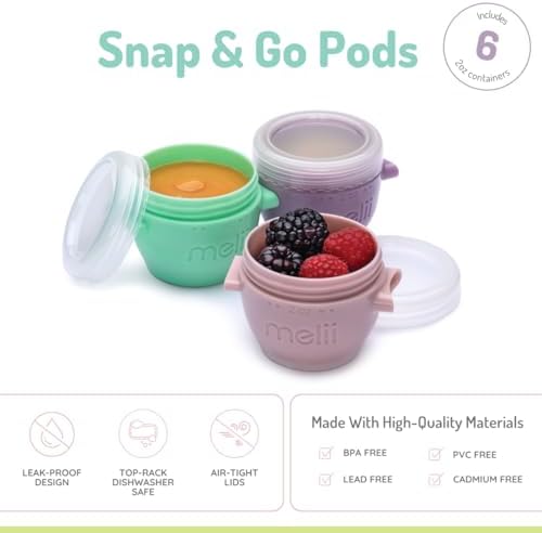 melii Snap & Go Baby Food Storage Containers - Image 2