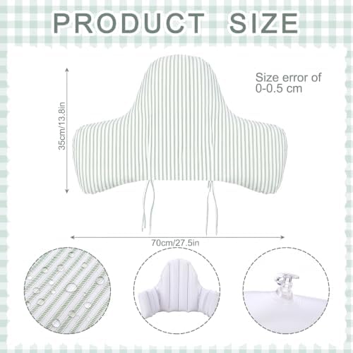 Novabright Ruffle Striped Highchair Cushion - Image 2