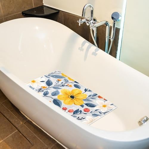 Shower Mat Bathtub Mat, 26.8x15.1 inch, Non-Slip Bath Mat - Image 5