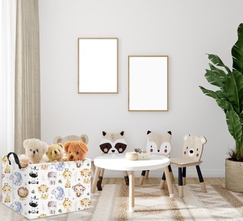 Rectangular Animal Basket Baby Kids Storage Basket - Image 2