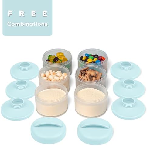 Termichy Stackable Formula Dispenser Portable: Milk Powder Container to go - Image 3