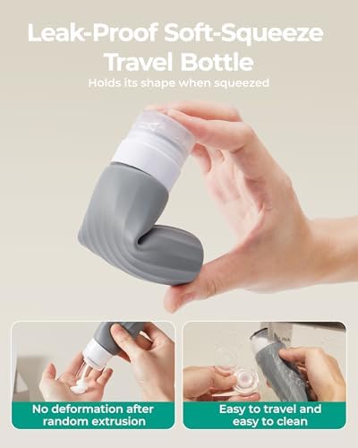 BAGSMART 18 Pack TSA Approved Travel Bottles - Image 5