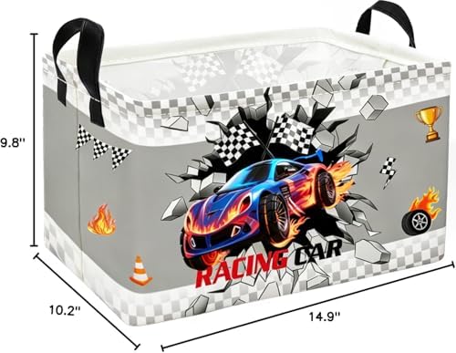 Essme Rectangular Kids Baskets, Car Storage Box, Cute Basket - Image 3