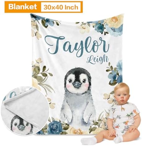 Custom Penguin Crib Bedding Set - Image 2