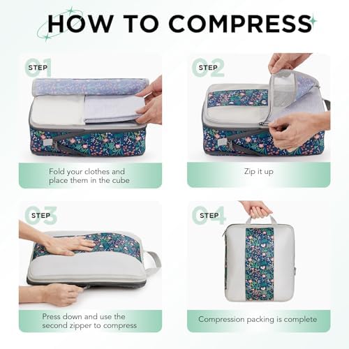 OlarHike 10 Set Compression Packing Cubes - Image 3