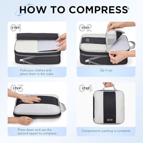 OlarHike 6 Set Compression Packing Cubes - Image 3