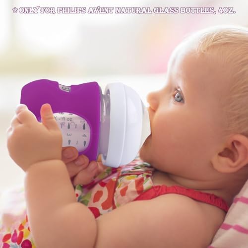 3 Pack Silicone Sleeves for Avent Natural Glass Baby Bottles 4 oz - Image 6