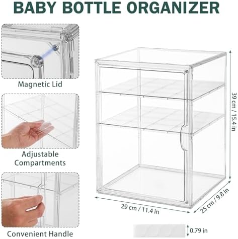 Baby Bottle Storage Organizer for Countertop - Image 2