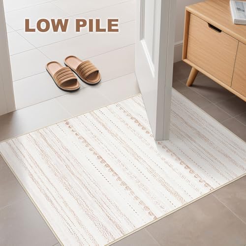 Nakagishi Boho 2x3 Washable Area Rug Non Slip Carpet - Image 6