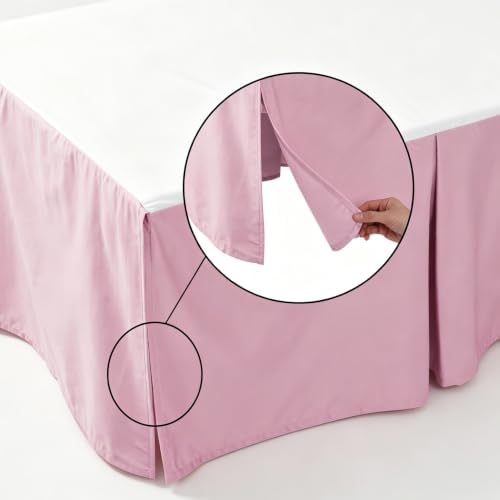 Crib Skirt Dust Ruffle, 100% Egyptian Cotton 400 Thread Count Soft Breathable - Image 6