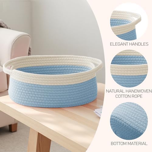 JMvicyroam Small Woven Basket, Empty Gift Basket - Image 3
