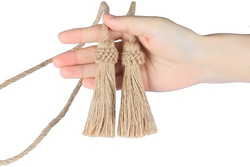 Curtain Tiebacks Handmade Curtain Holdbacks Rope - Image 5