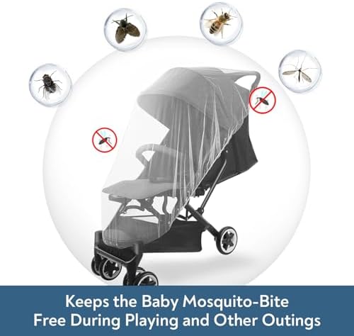 2 Pack Baby Mosquito Net for Stroller - Image 2