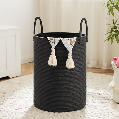 Artfeel Laundry Basket, Woven Cotton Rope Laundry Hamper, 60L by Artfeel