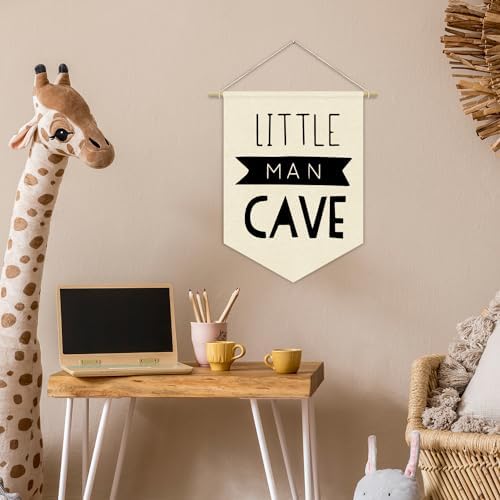 Boys Room Decor, Little Man Cave Sign - Image 3