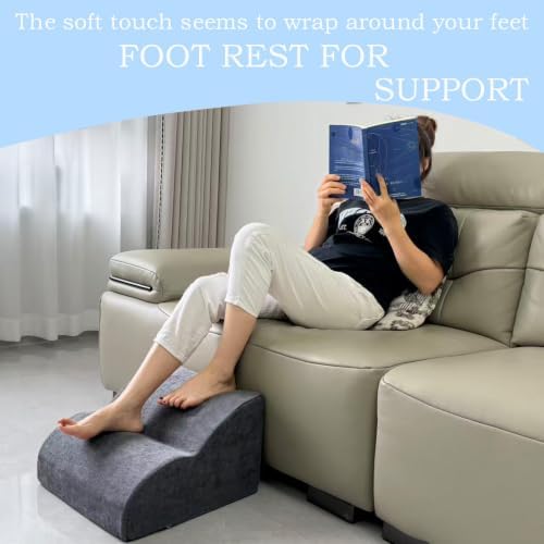 Foot Rest for Under Desk at Work.Multifunctional 3-Tier Foot Stool - Image 6