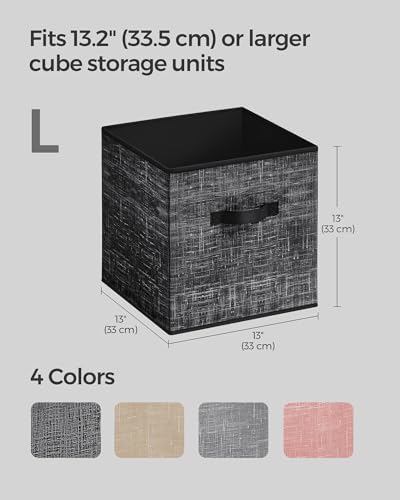 SONGMICS Storage Cubes, 13-Inch Foldable Closet Organizers - Image 5