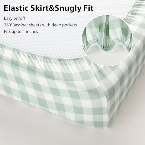 Bassinet Sheets Boy 33”x20” Compatible - Image 6