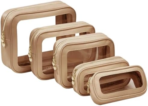5PCS Diaper Bag Organizer Pouch Set，Clear Organizer Bags, TSA Approved Toiletry by Unknown