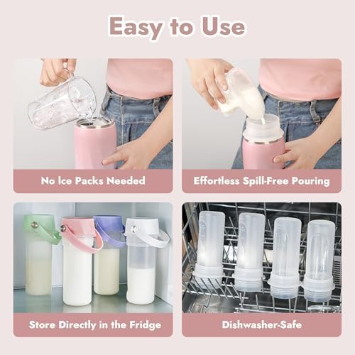 HEYTRIP 20oz Portable Breastmilk Cooler Bottle - Image 5