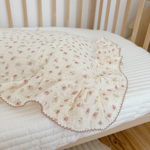 BuLuTu Muslin Baby Pillow Case for Crib Toddler Bed - Image 5