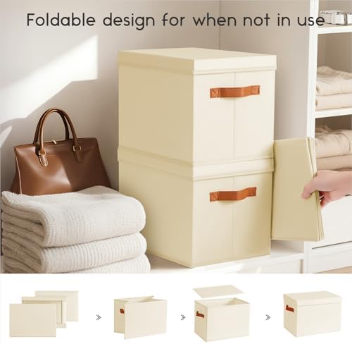 Homsorout Storage Bins with Lids - Image 3