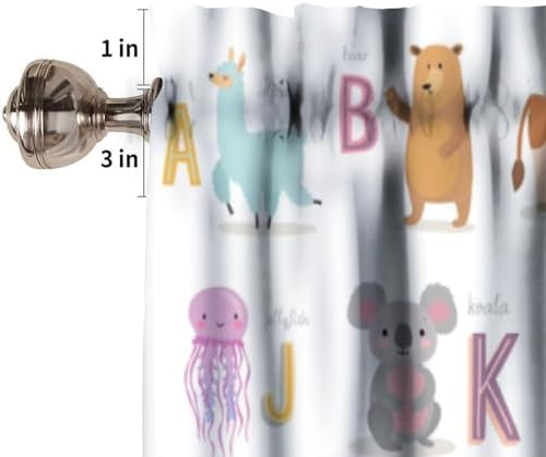 Kids ABC Alphabet Valance Curtains - Image 3