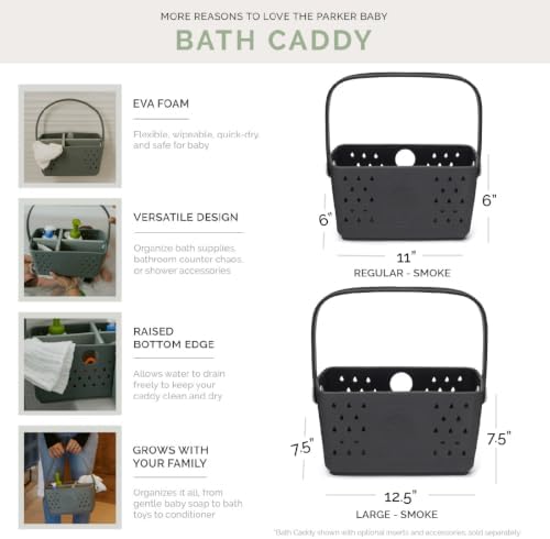 Parker Baby Co. Quick-Dry Bath Caddy Organizer - Image 4