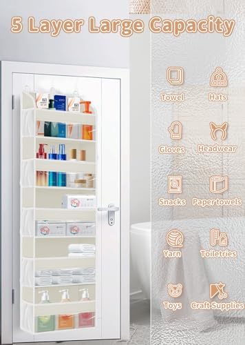 TAHAVICE 2 Pack Over the Door Storage Organizer - Image 5