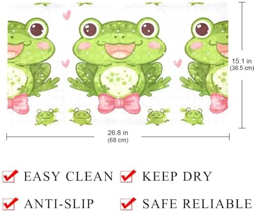 Non Slip Shower Mat Bathtub Mat 15.1x26.8 Inch, Quick Dry Bath Mat - Image 4