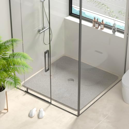 HITSLAM Square Shower Mat, 40 x 40 Inch Non Slip Bath Mat - Image 7