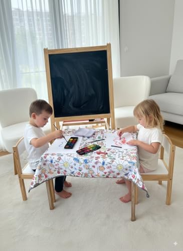 Waterproof High Chair Splat Mat – Machine Washable Floor & Table Protector - Image 5