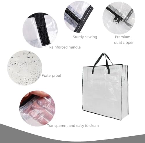 GONGKANGYUAN 25 Gallon Large Clear Storage Bags - Image 3