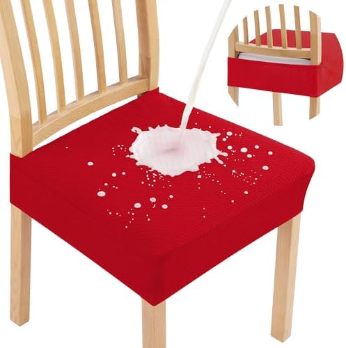 Smiry Waterproof Seat Covers for Dining Room Chairs by Smiry