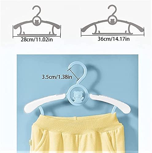 Baby Clothes Hangers 20 Pack, Plastic Kids Hangers Space Saving - Image 2