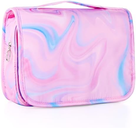Pink Hanging Toiletry Bag for Girls, Travel Toiletry Bag for Teen Girls by Vipdeal