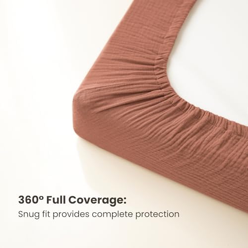 Konssy 2 Pack Muslin Changing Pad Covers - Image 5