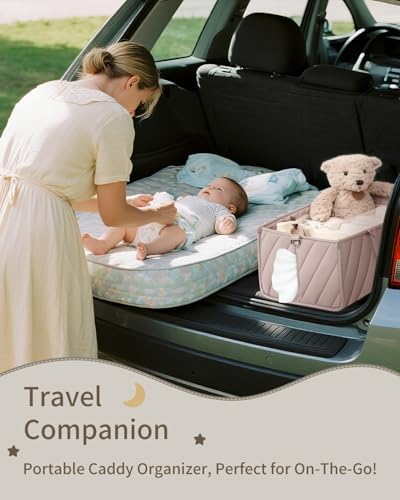 Diaper Caddy Organizer – Portable Storage Basket - Image 6