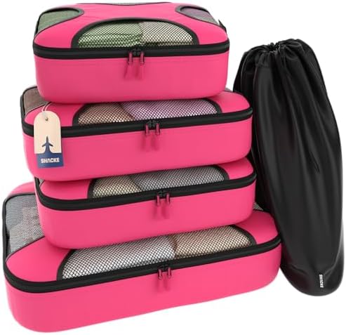 Shacke 5 Set Packing Cubes for Travel by Shacke