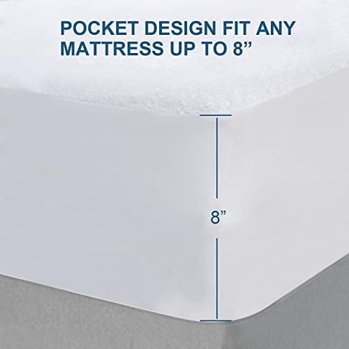 Crib Mattress Protector Waterproof, Toddler Mattress Cover Protector - Image 4