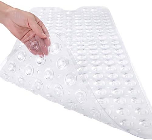 TEESHLY Bathtub Mats for Shower Tub, Extra Long Non-Slip 39 x 16 Inch Bath Mat - Image 2