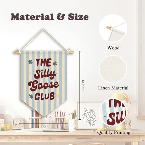 Goose Nursery Wall Pennants Banner, Goose Classrom Decor - Image 7