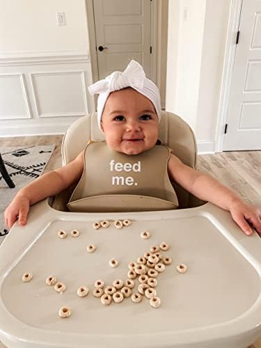 Denver James Silicone Feeding Bibs | Dishwasher Safe. Waterproof. Adjustable. - Image 5