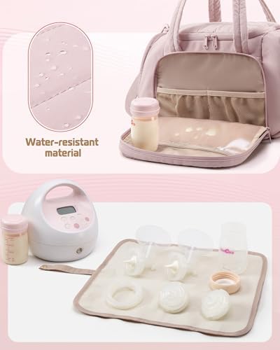 Marscamd Quilted Breast Pump Bag Compatible - Image 5