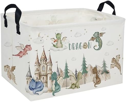 Rectangle Kids Baskets Dinosaur Basket Cute Storage Bin Boys Box by DDBASKET