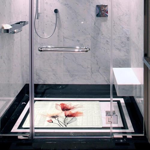 Bath Tub Shower Mat, Washable Bathtub Floor Mats, Suction Cups and Drain Holes - Image 5