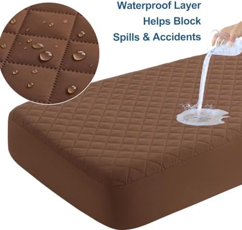BEDSUM 2-Pack Waterproof Crib Mattress Protector - Image 3