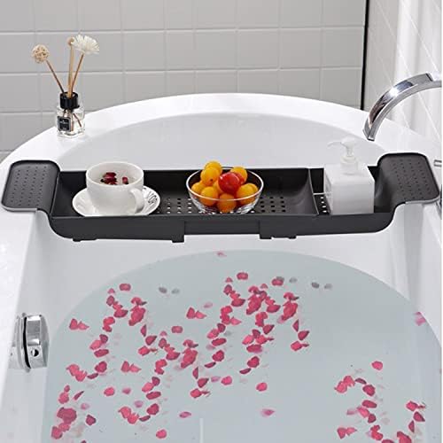 Expandable Drain Bath Shelf Caddy Tray by DHYLRICHER