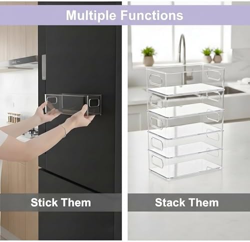 MGY 4Pack Clear Magnetic Baby Bottle Organizer - Image 7